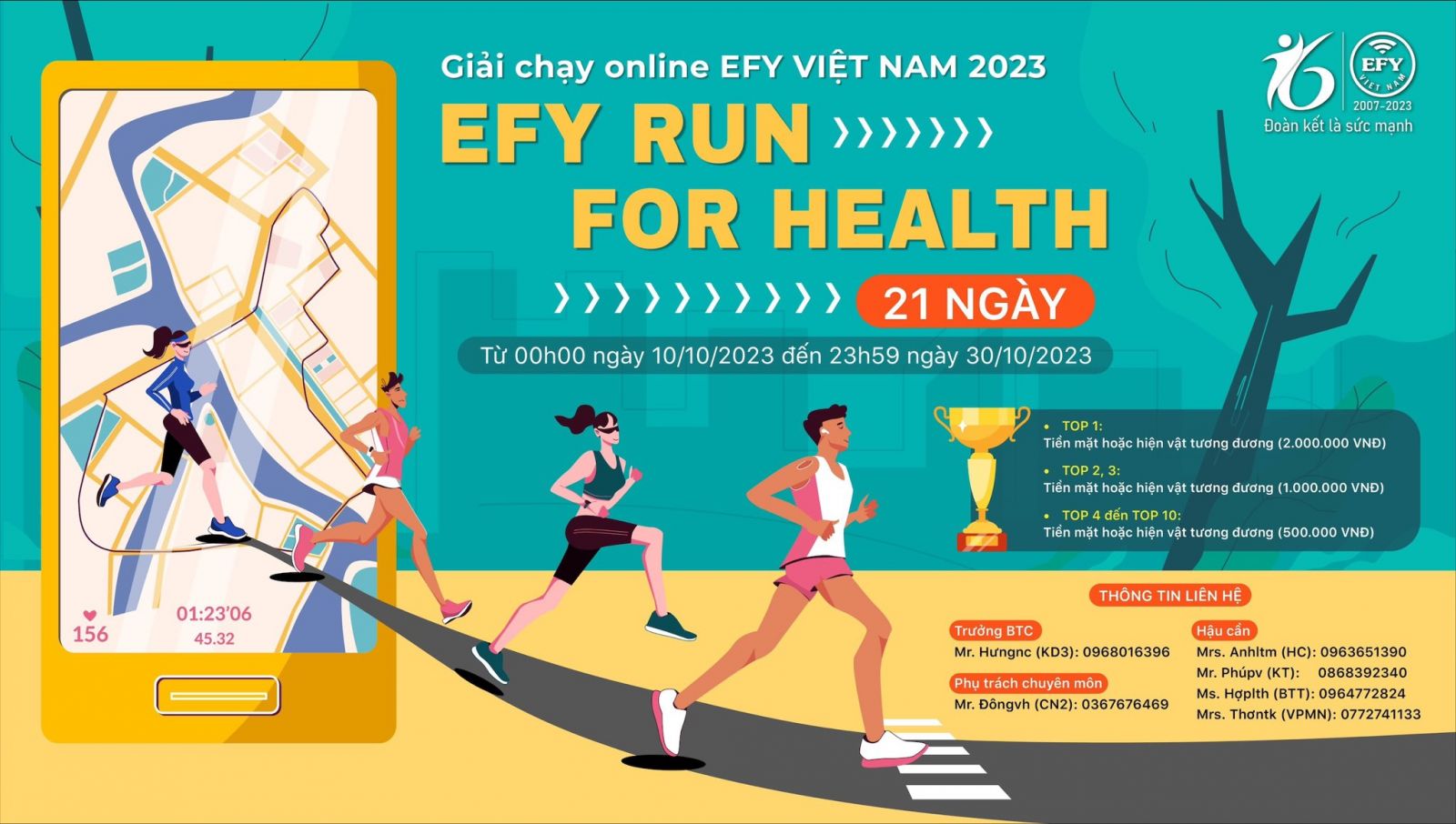 Giải chạy "EFY - Run for health"