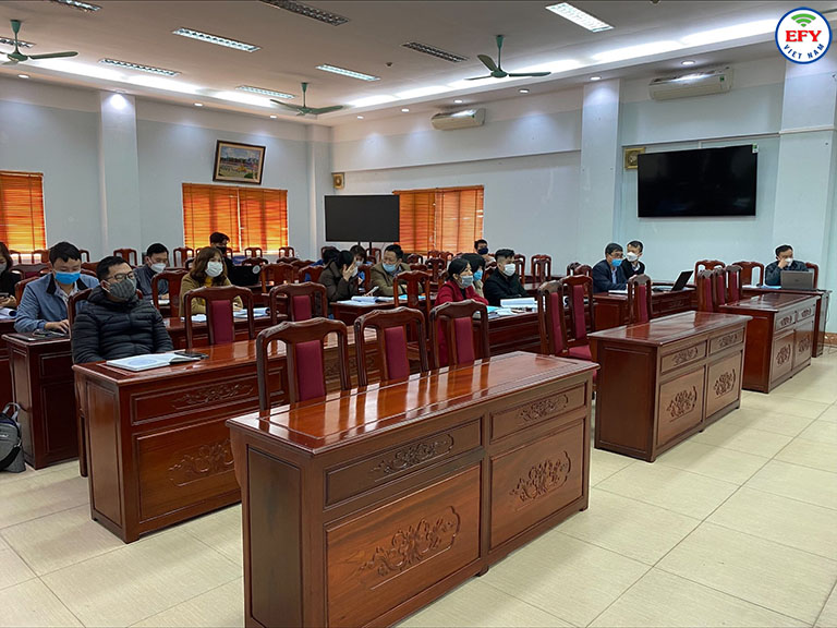 Buổi tập huấn có sự tham gia của nhiều cán bộ, công chức phụ trách thủ tục hành chính tại Tỉnh Thái Nguyên